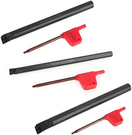 Steel SCLCR1010H06 Lathe Turning Tool Holder Boring Bar+10x CCMT0602 Inserts Box 