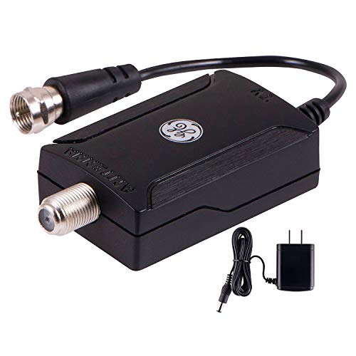 9E4F Booster Antenna Amplifier TV Signal Booster F Port/Tv Port 50 Mile HDTV 