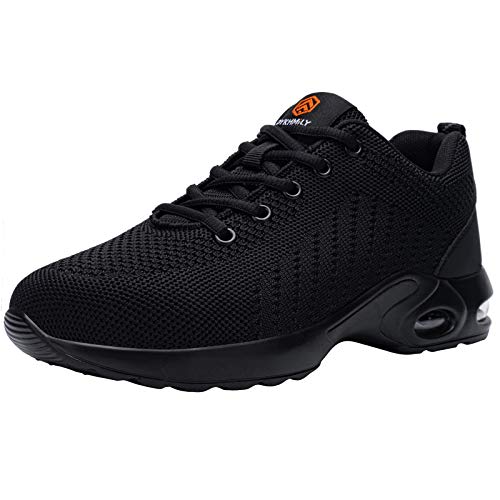 Men's Safety Shoes Steel Toe Cap Work Boots Slip On Shoes Protect Trainers KQ Men's Safety Shoes Steel Toe Cap Work Boots Slip On Shoes Protect Trainers KQ