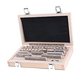 47Pieces Gauge Block High Precision Calibration Block for Caliper/Micrometer 