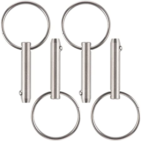 1/4" X 3-1/2" GRIP 17-4 STAINLESS AVIBANK BALL LOCK QUICK RELEASE PIN L HDL 1/4" X 3-1/2" GRIP 17-4 STAINLESS AVIBANK BALL LOCK QUICK RELEASE PIN L HDL