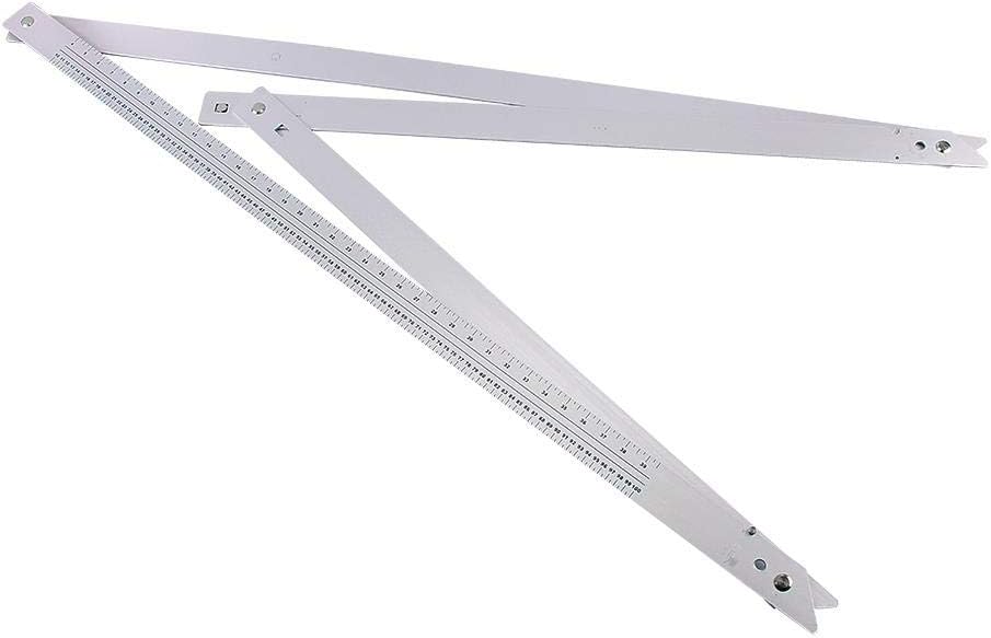 Professional Large 24" Builders Folding Angle Floor Ruler Aluminium Lightweight Professional Large 24" Builders Folding Angle Floor Ruler Aluminium Lightweight