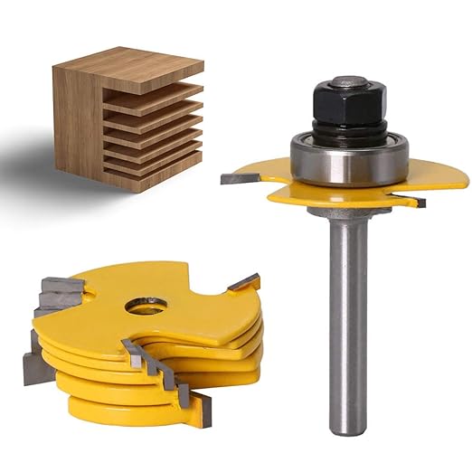Wing Set Cutter Router Bit Adjustable Slot Woodworking Power 1/2" 1/4" Shank Wing Set Cutter Router Bit Adjustable Slot Woodworking Power 1/2" 1/4" Shank
