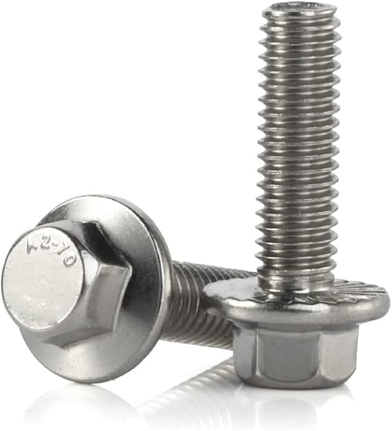 A2 Flanged Bolts M6 M8 6mm 8mm Stainless Steel Serrated Flange Bolts A2 Flanged Bolts M6 M8 6mm 8mm Stainless Steel Serrated Flange Bolts