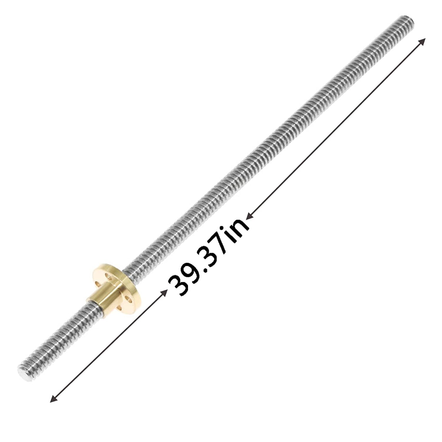 linear shaft+nut housing+couper+KP08 SK8 Lead screw pitch 2mm lead 2mm L-200mm linear shaft+nut housing+couper+KP08 SK8 Lead screw pitch 2mm lead 2mm L-200mm