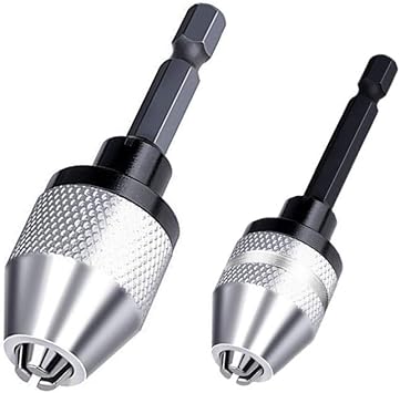 1/4" Mini Power Keyless Drill Bit Chuck Adapter Converter Conversion 0.3-3.6mm 1/4" Mini Power Keyless Drill Bit Chuck Adapter Converter Conversion 0.3-3.6mm