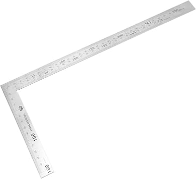 Right Angle Ruler Stainless Steel 90 Degree Square Angle Metric Ruler Right Angle Ruler Stainless Steel 90 Degree Square Angle Metric Ruler