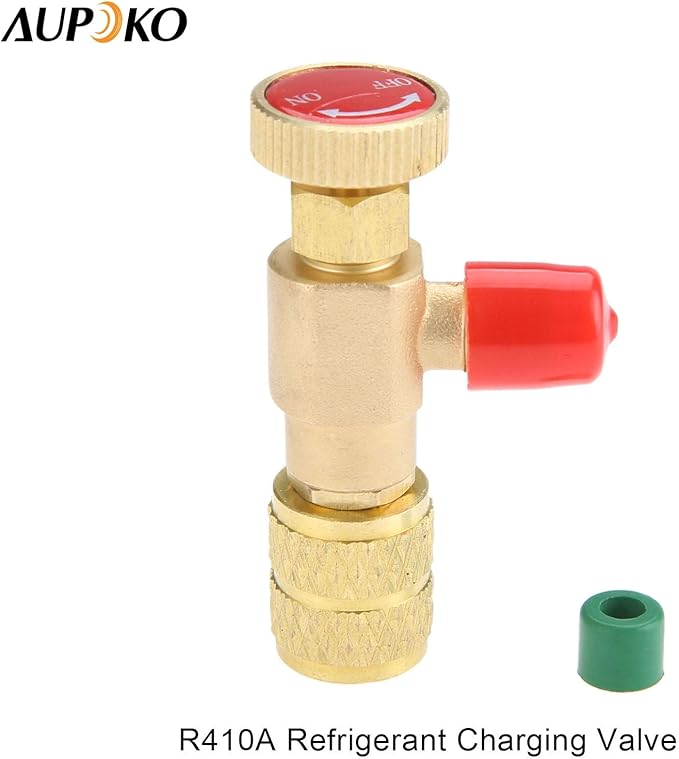 2pcs R410A R22 Refrigeration Charging Adapter for 1/4" Safety Valve ServicH WY 2pcs R410A R22 Refrigeration Charging Adapter for 1/4" Safety Valve ServicH WY
