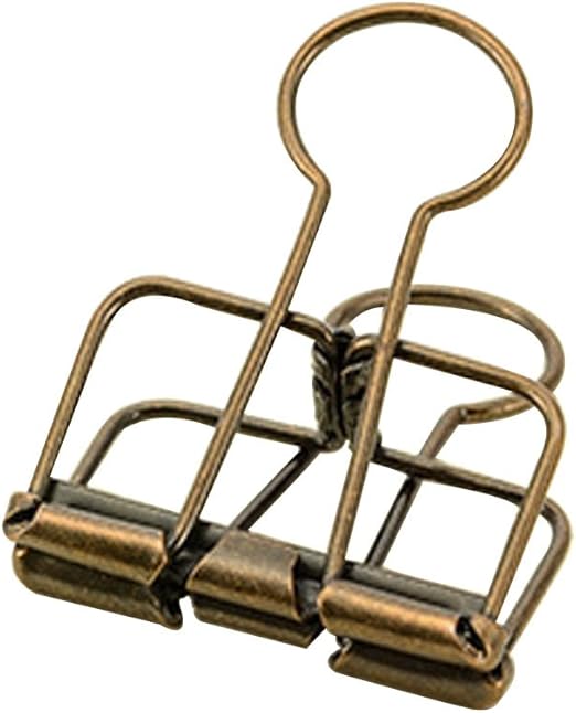10 Pcs Hollow Clips Dovetail Wire Binder Clips Paper Photo Hanging Folders Z 10 Pcs Hollow Clips Dovetail Wire Binder Clips Paper Photo Hanging Folders Z