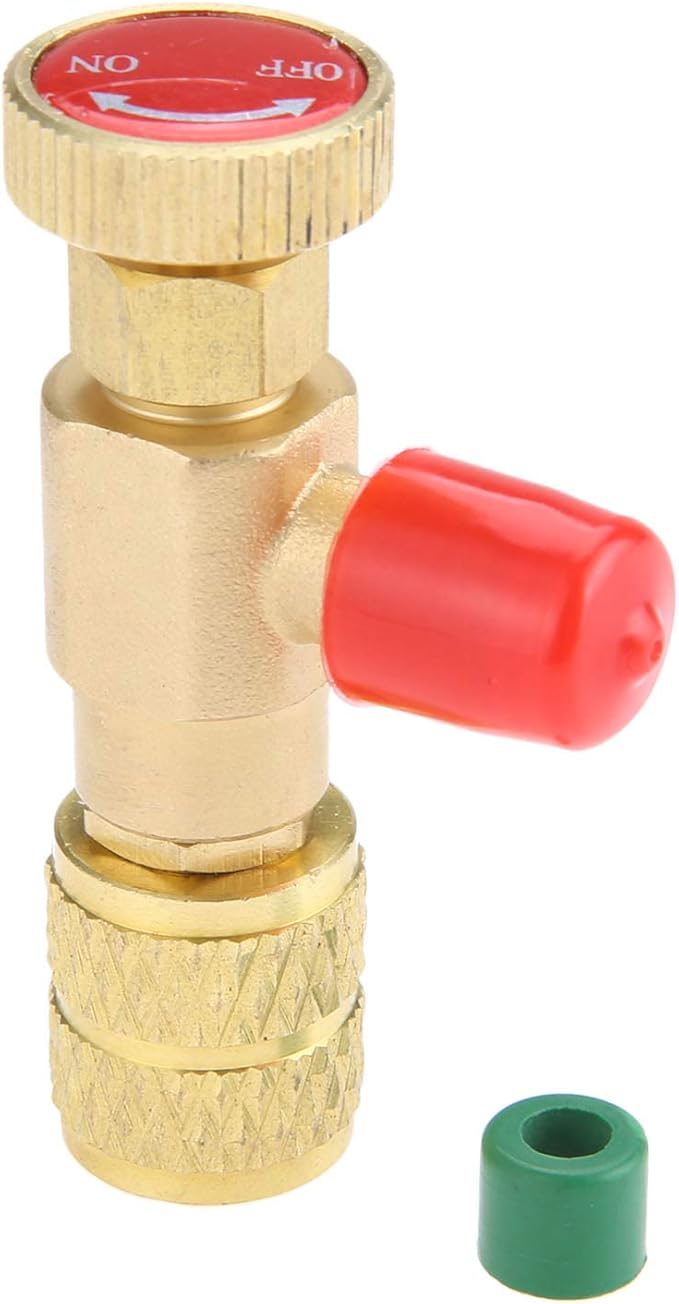 2pcs R410A R22 Refrigeration Charging Adapter for 1/4" Safety Valve ServicH WY 2pcs R410A R22 Refrigeration Charging Adapter for 1/4" Safety Valve ServicH WY