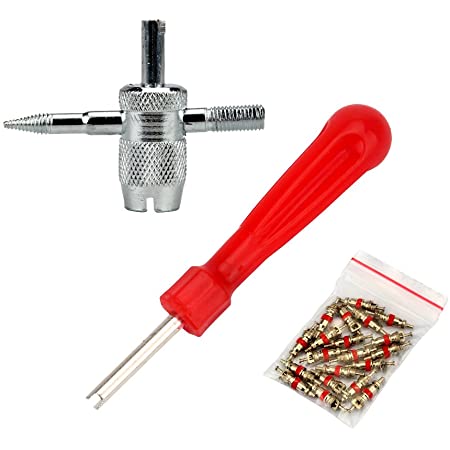 3PCS Valve Core Remover Installer Car Truck Bike Tube Tire Repair Tools 