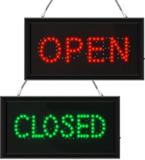 Flashing LED Pizza Sign Shop Burger Van Window Display Hanging Light Board 