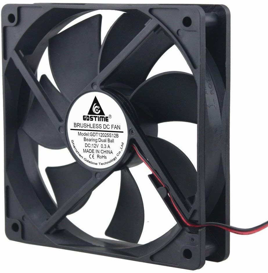 X-Fan RDH1225S2 120 x 120 x 25mm Axial Fan 24V Sleeve Bearing 