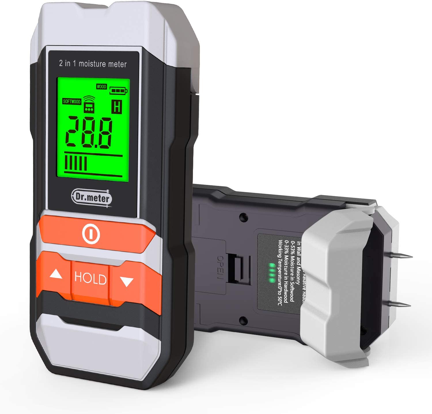 Damp Meter Digital LCD Moisture Detector Wood Humidity Caravan Tester Tool New 