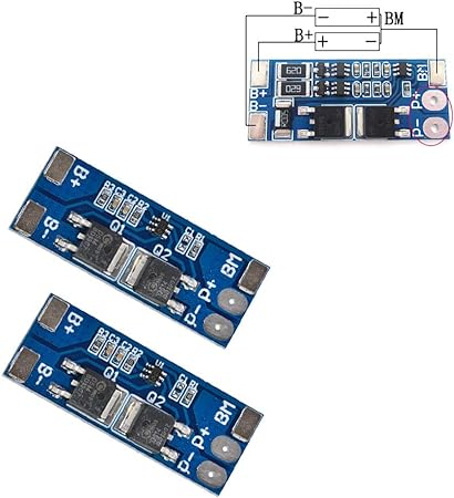 2S Cell 7.4V 2A 4A PCB BMS 18650 Protection Board Li-ion Lithium Battery 