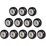 10pcs Plastic Passive Round Wheel Pulley With Bearing Gear 3D Printer POM Kits 