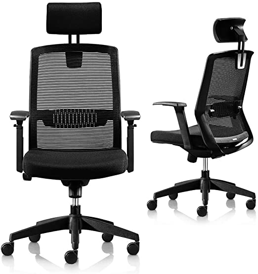 Ergonomic Mesh Office Chair Adjustable Workstation with Reclining Function Ergonomic Mesh Office Chair Adjustable Workstation with Reclining Function