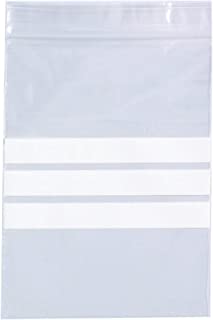 WHITE WRITING PANELS STRIPS NEW 500 SMALL 2.25 x 3" PLASTIC GRIP SEAL BAGS WHITE WRITING PANELS STRIPS NEW 500 SMALL 2.25 x 3" PLASTIC GRIP SEAL BAGS