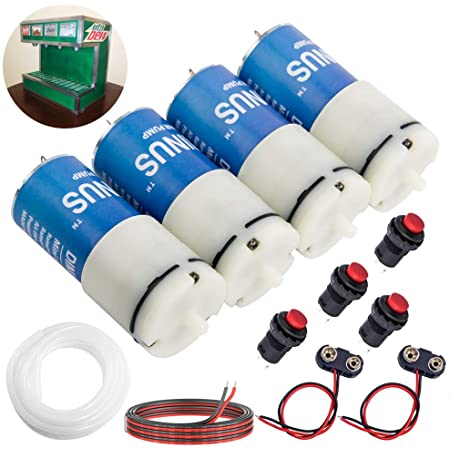 DC 3v-6v Small Mini 370 Motor Air Pump Oxygen Pump DIY Aquarium Fish Tank 