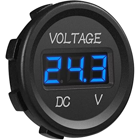 Motorcycle Car LED Display Panel Digital Voltage Socket Meter DC 12V Waterproof Motorcycle Car LED Display Panel Digital Voltage Socket Meter DC 12V Waterproof
