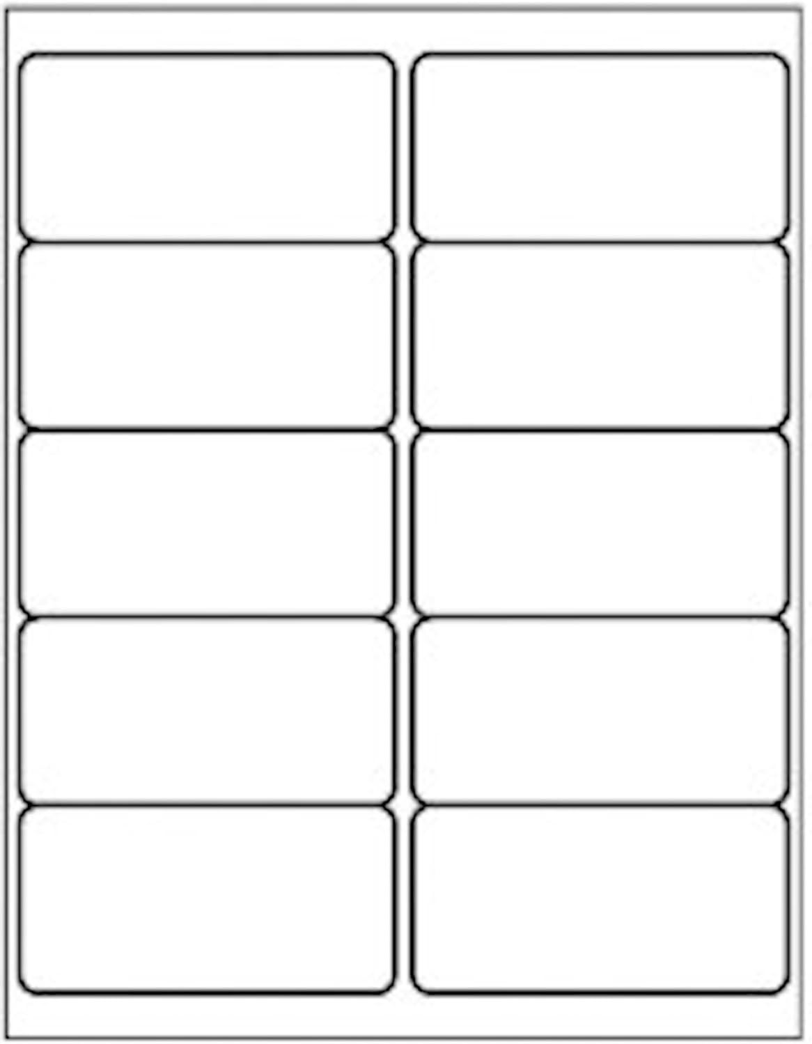 99mm X 58mm 200 White Sticky A4 Address Labels L7173 Blank Rectangle Stickers 