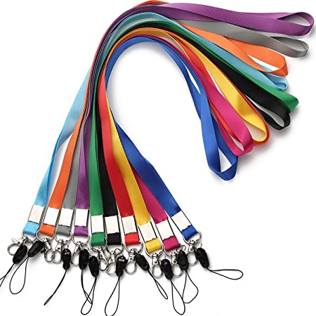 Plain 15mm ECO FRIENDLY Lanyard Neck Strap With ECO FRIENDLY ID Card Holder 