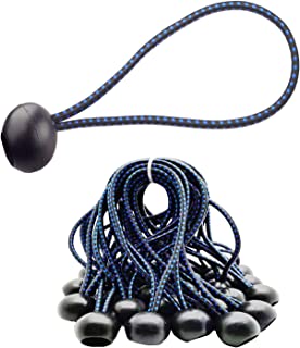 10 x BALL BUNGEE TARPAULIN STRONG ELASTICATED CORDS Boat Cover Tarp Tie 10 x BALL BUNGEE TARPAULIN STRONG ELASTICATED CORDS Boat Cover Tarp Tie