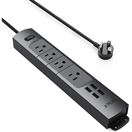 2 x USB Port 1.5m Cable Desktop Table Mounted Power Extension 2 x UK Sockets 