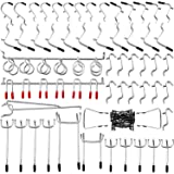 Pegboard Hooks Assortment 102Pcs Peg Hook Organization S7K7 Pegboard Hooks Assortment 102Pcs Peg Hook Organization S7K7