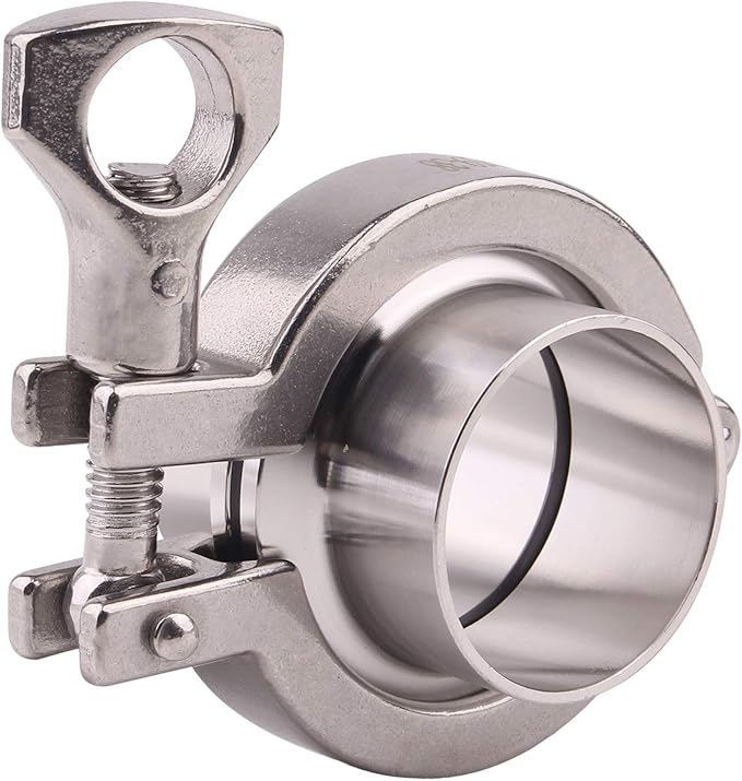 1.5 Inch Sanitary Pipe Weld On Ferrule Tri-Clamp OD 32MM Stainless Steel SS316 1.5 Inch Sanitary Pipe Weld On Ferrule Tri-Clamp OD 32MM Stainless Steel SS316