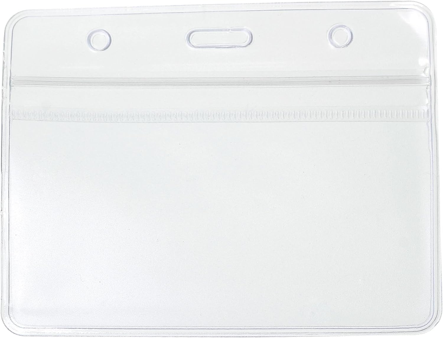 Clear ID Card Badge Pass Holder Pouch Pocket Wallet for Lanyard neck straps UK~ 