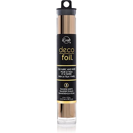 Thermoweb Deco Foil Transfer Sheet 6 x 12-inch Rose Gold 20 S 12inch 6x12 