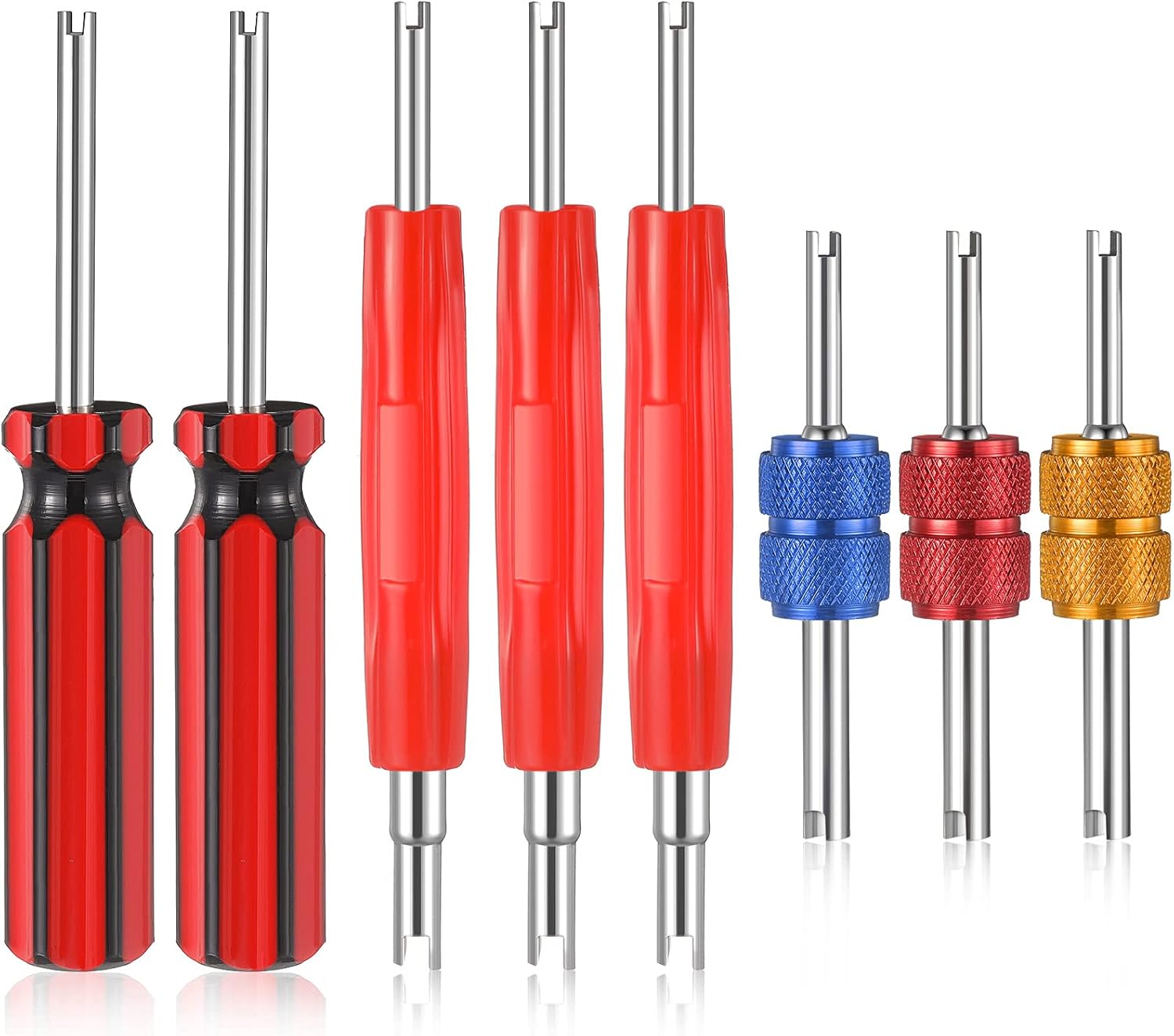 3PCS Valve Core Remover Installer Car Truck Bike Tube Tire Repair Tools 