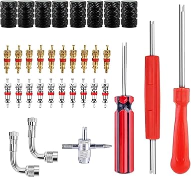 3PCS Valve Core Remover Installer Car Truck Bike Tube Tire Repair Tools 