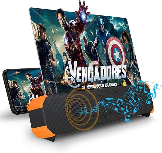 662F 3D Screen Enlarge Magnifier Projector Folding Stand For Mobile Cell Phones 