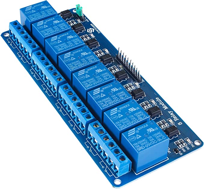 1pcs 24V 8 Channel Relay Module Board with Remote Control Switch for Arduino 