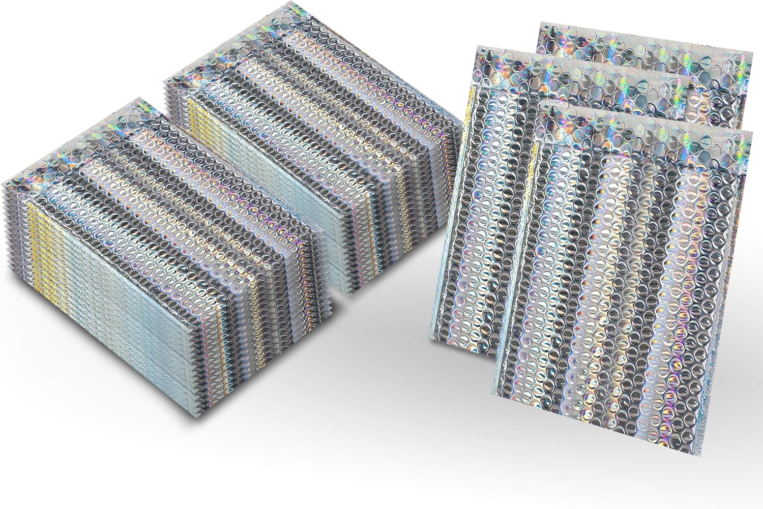 Holographic Metallic Gloss Foil Padded Bubble Mailing Gift Postal Bag Envelopes Holographic Metallic Gloss Foil Padded Bubble Mailing Gift Postal Bag Envelopes