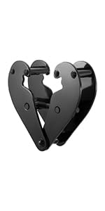 1Ton Beam Clamp I Beam Lifting Clamp Heavy Duty Beam Hangers in Black 