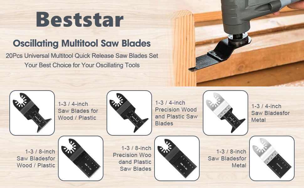 10x 35mm Wood/Cable Saw Oscillation MultiTool Makita Hitachi Bi-Metal Blades 