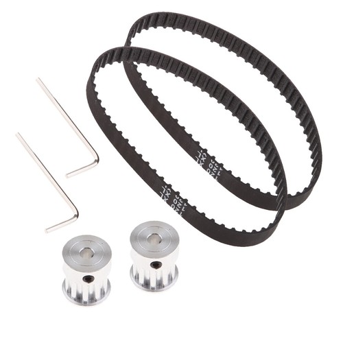 2x 120 XL CNC Timing Belt and 10 Teeth 5mm Bore Pulley for CNC Lathe Accs 2x 120 XL CNC Timing Belt and 10 Teeth 5mm Bore Pulley for CNC Lathe Accs