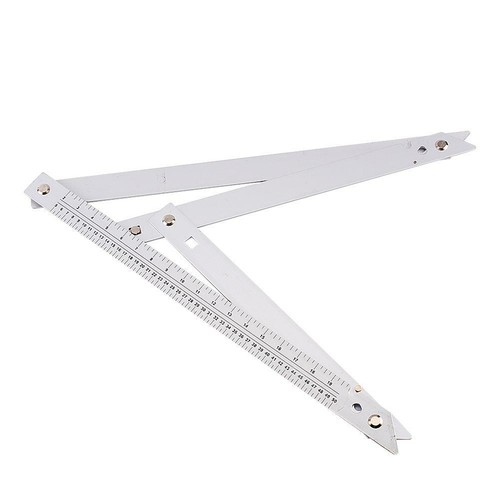 Professional Large 24" Builders Folding Angle Floor Ruler Aluminium Lightweight Professional Large 24" Builders Folding Angle Floor Ruler Aluminium Lightweight