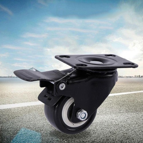 4 x Heavy Duty 50mm Rubber Swivel Castor Wheels Trolley Furniture Caster 320KG 4 x Heavy Duty 50mm Rubber Swivel Castor Wheels Trolley Furniture Caster 320KG