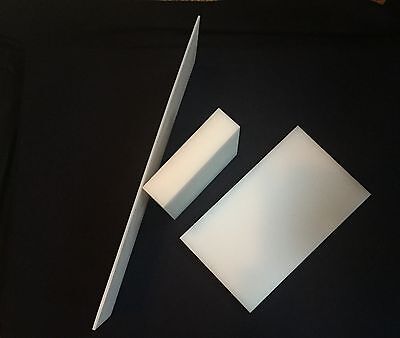 1" White HDPE Plastic Sheet Cut to Size! Priced/Square Foot 1" White HDPE Plastic Sheet Cut to Size! Priced/Square Foot