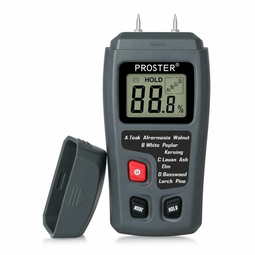 Damp Meter Digital LCD Moisture Detector Wood Humidity Caravan Tester Tool New 