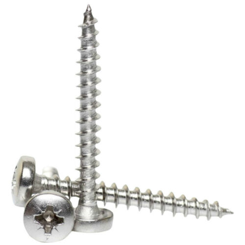 POZI PAN HEAD CHIPBOARD WOOD SCREWS A2 STAINLESS STEEL 3mm 4mm 4.5mm 5mm POZI PAN HEAD CHIPBOARD WOOD SCREWS A2 STAINLESS STEEL 3mm 4mm 4.5mm 5mm