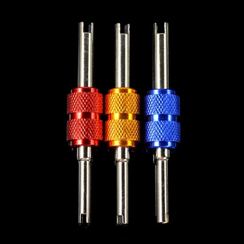 3PCS Valve Core Remover Installer Car Truck Bike Tube Tire Repair Tools 