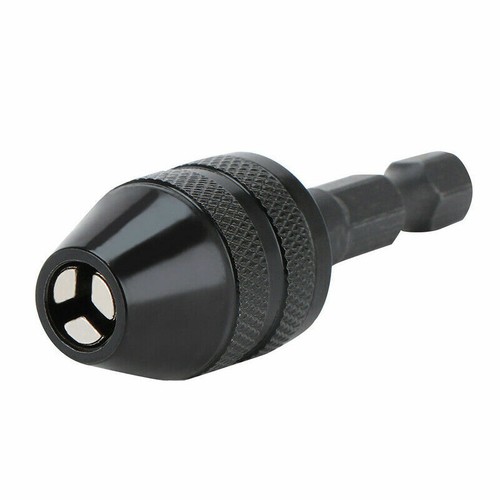 1/4" Mini Power Keyless Drill Bit Chuck Adapter Converter Conversion 0.3-3.6mm 1/4" Mini Power Keyless Drill Bit Chuck Adapter Converter Conversion 0.3-3.6mm