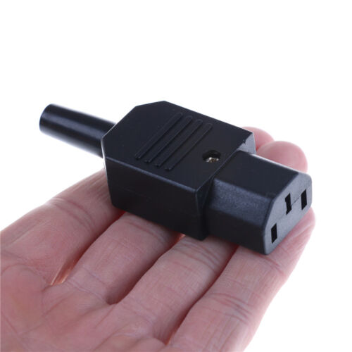 IEC 320 C13 Female Plug Adapter 3pin Socket Power Cord Rewirable Connector LD IEC 320 C13 Female Plug Adapter 3pin Socket Power Cord Rewirable Connector LD