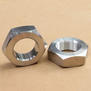 Black 8.8 Carbon Steel Select Size M8 M30 Thin Hex Nuts Right Hand Fine Thread 