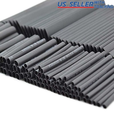 127 Pcs Heat Cool Shrinking Sleeving Tubing Wrap Wire Cable Insulated 2021 